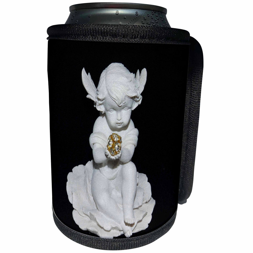 3dRose Sven Herkenrath Love - Glamour Angel of Love - Can Cooler Bottle Wrap (cc_236548)