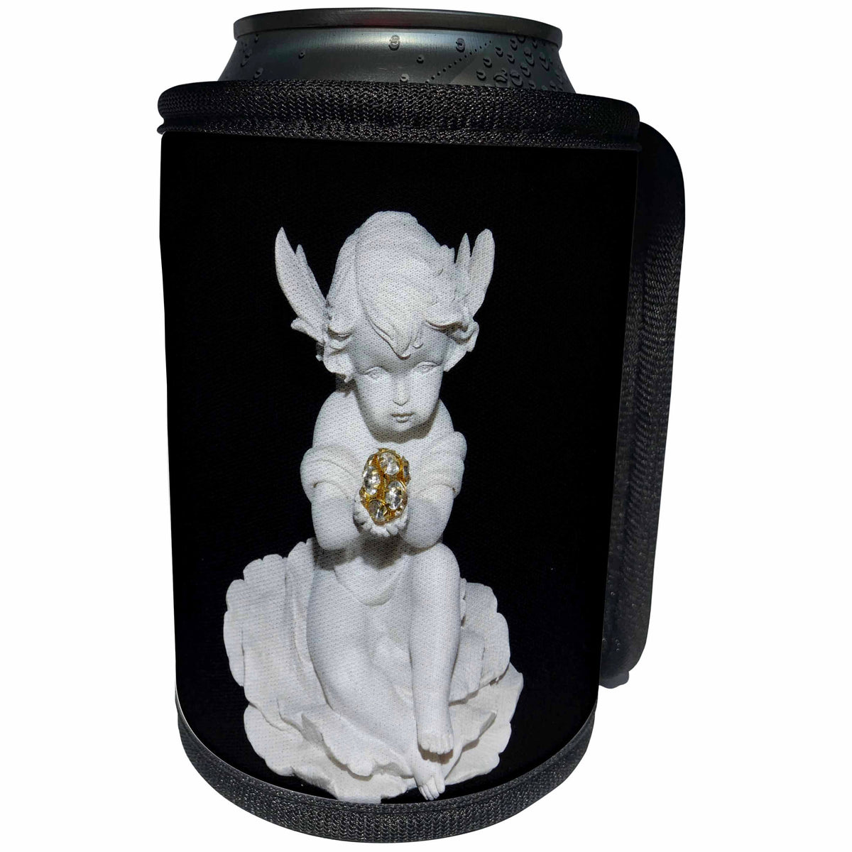 3dRose Sven Herkenrath Love - Glamour Angel of Love - Can Cooler Bottle Wrap (cc_236548)