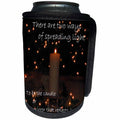 3dRose Patricia Sanders Photography - Inspirational Candle - Can Cooler Bottle Wrap (cc_23655)