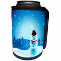 3dRose Sven Herkenrath Christmas - Snowmen in the Christmas Nature - Can Cooler Bottle Wrap (cc_236738)