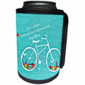 3dRose Sven Herkenrath Text Design - Lets have Adventures together - Can Cooler Bottle Wrap (cc_236741)
