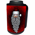3dRose Sven Herkenrath Christmas - Santa Claus with a white Beard - Can Cooler Bottle Wrap (cc_236751)