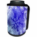 3dRose Sven Herkenrath Christmas - Christmas Snowflake - Can Cooler Bottle Wrap (cc_236757)