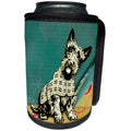 3dRose Sven Herkenrath Dog - Graphic Design of Dog - Can Cooler Bottle Wrap (cc_236764)
