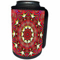 3dRose Sven Herkenrath Mandala - Red Mandala Style a Asian Symbol - Can Cooler Bottle Wrap (cc_236804)