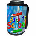 3dRose Sven Herkenrath Art - Back to School for Kids - Can Cooler Bottle Wrap (cc_236805)