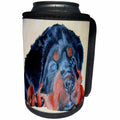 3dRose Taiche Acrylic Art - Dog Rottweiler Puppy - Can Cooler Bottle Wrap (cc_23732)