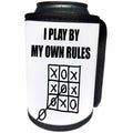 3dRose Carsten Reisinger - Illustrations - I play by my own rules - Can Cooler Bottle Wrap (cc_237356)