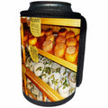 3dRose RinaPiro - Farmers Markets - European market. Cheeses. Pecorino. Cool image. - Can Cooler Bottle Wrap (cc_238363)