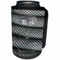 3dRose Florene Keep Calm Anniversaries - Image of Keep Calm And Happy 11th Anniversary With Crown - Can Cooler Bottle Wrap (cc_238668)