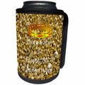 3dRose Florene Keep Calm Anniversaries - Image of Keep Calm And Happy 50th Anniversary With Crown - Can Cooler Bottle Wrap (cc_238682)