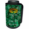 3dRose Florene Keep Calm Anniversaries - Image of Keep Calm And Happy 55th Anniversary With Crown - Can Cooler Bottle Wrap (cc_238683)