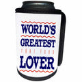 3dRose Russ Billington Designs - Thai Food- Worlds Greatest Lover - Can Cooler Bottle Wrap (cc_239108)