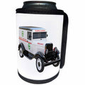 3dRose Boehm Graphics Car - Classic White Ambulance Truck - Can Cooler Bottle Wrap (cc_239789)
