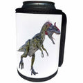 3dRose Boehm Graphics Dinosaur - Cryolophosaurus Dinosaur Running to the Left and Roaring - Can Cooler Bottle Wrap (cc_239823)