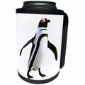 3dRose Boehm Graphics Animal - A Penguin Walking in the Antarctic - Can Cooler Bottle Wrap (cc_239837)