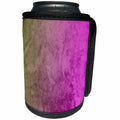 3dRose Anne Marie Baugh - Colors - Pink, Purple, Olive Green Watercolor Background - Can Cooler Bottle Wrap (cc_239885)