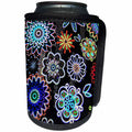 3dRose Florene Contemporary Abstract - Whole New World - Can Cooler Bottle Wrap (cc_24029)