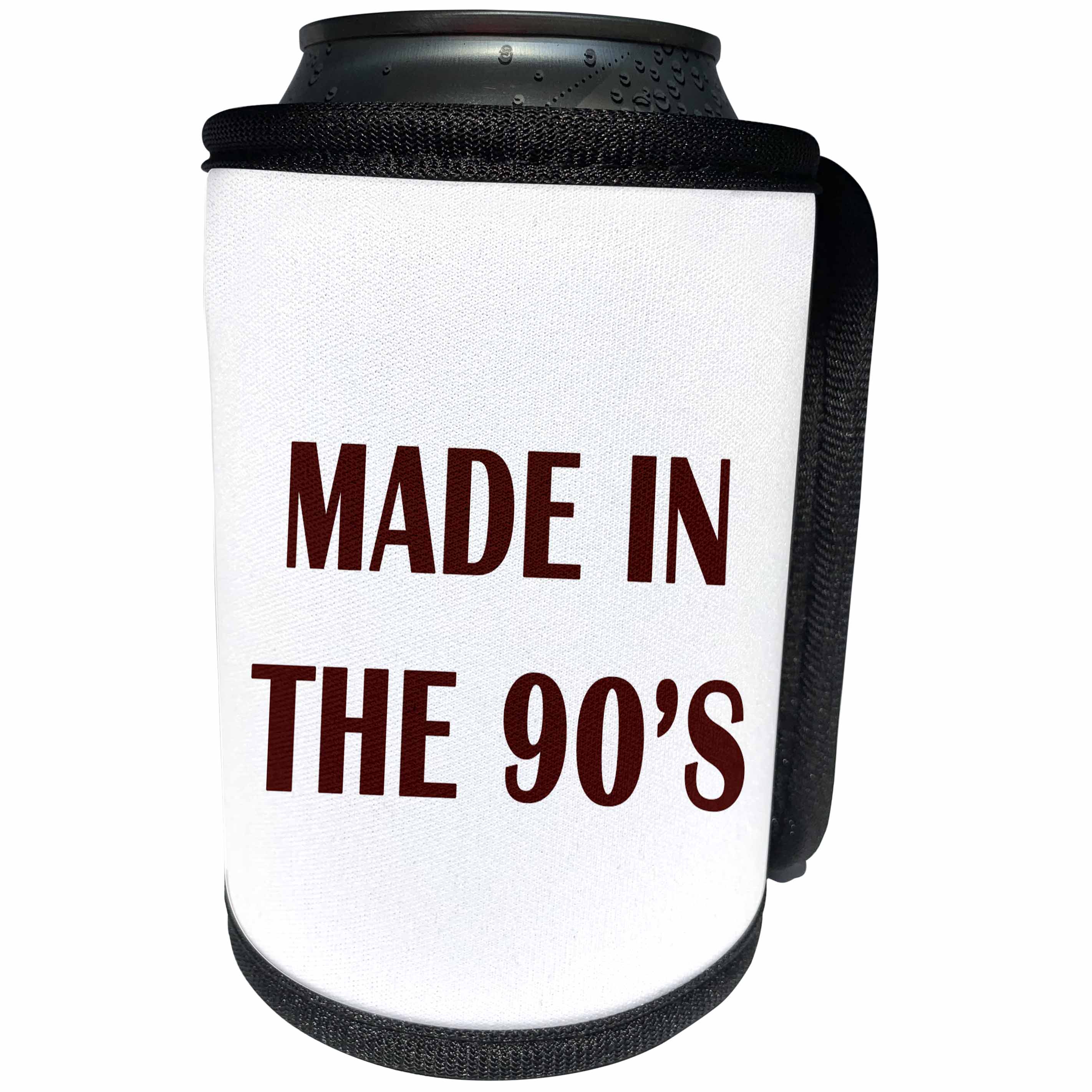 3dRose Tory Anne Collections Quotes - MADE IN THE 90S - Can Cooler Bottle Wrap (cc_240319)