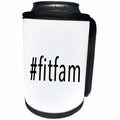 3dRose Tory Anne Collections Quotes - HASHTAG FITFAM - Can Cooler Bottle Wrap (cc_240324)