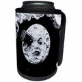 3dRose Scenes from the Past Ephemera - A Trip to the Moon Vintage French Cinema Georges Melies Retro Cool - Can Cooler Bottle Wrap (cc_240549)