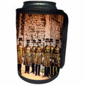 3dRose Scenes from the Past Magic Lantern Slide - Magic Lantern Slide Victorian Yeoman Tower Of London Warders - Can Cooler Bottle Wrap (cc_240562)