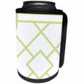 3dRose Florene Art Deco And Nouveau - Image of Lime Geometric Art Deco Pattern - Can Cooler Bottle Wrap (cc_240690)
