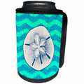 3dRose Russ Billington Nautical Designs - Pretty Drawing of a Sand Dollar - Can Cooler Bottle Wrap (cc_241011)