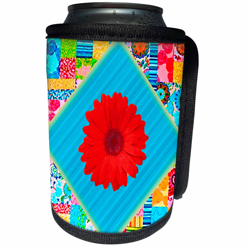 3dRose Susan Brown Designs General Themes - Comfort Quilt - Can Cooler Bottle Wrap (cc_24126)