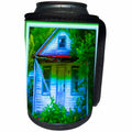 3dRose Susan Brown Designs Places Themes - Desserted Wooden House - Can Cooler Bottle Wrap (cc_24130)