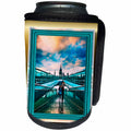 3dRose Susan Brown Designs General Themes - Walking the Millenium Bridge - Can Cooler Bottle Wrap (cc_24213)