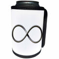 3dRose Houk Digital Design Symbols - Infinity Symbol on white background - Can Cooler Bottle Wrap (cc_24235)