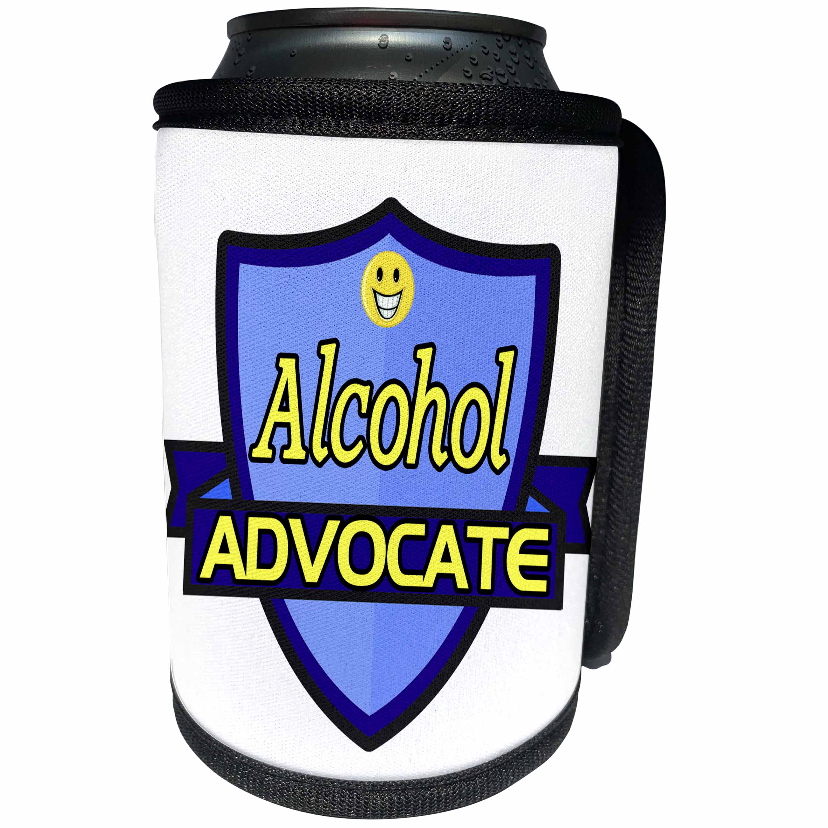 3dRose Dooni Designs – Funny Sarcastic Advocate Designs - Alcohol Advocate Support Design - Can Cooler Bottle Wrap (cc_242458)