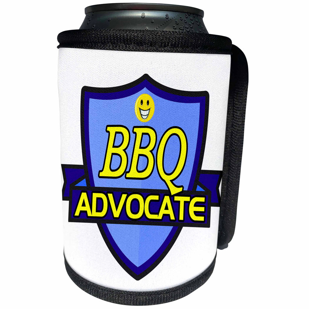 3dRose Dooni Designs – Funny Sarcastic Advocate Designs - BBQ Advocate Support Design - Can Cooler Bottle Wrap (cc_242478)