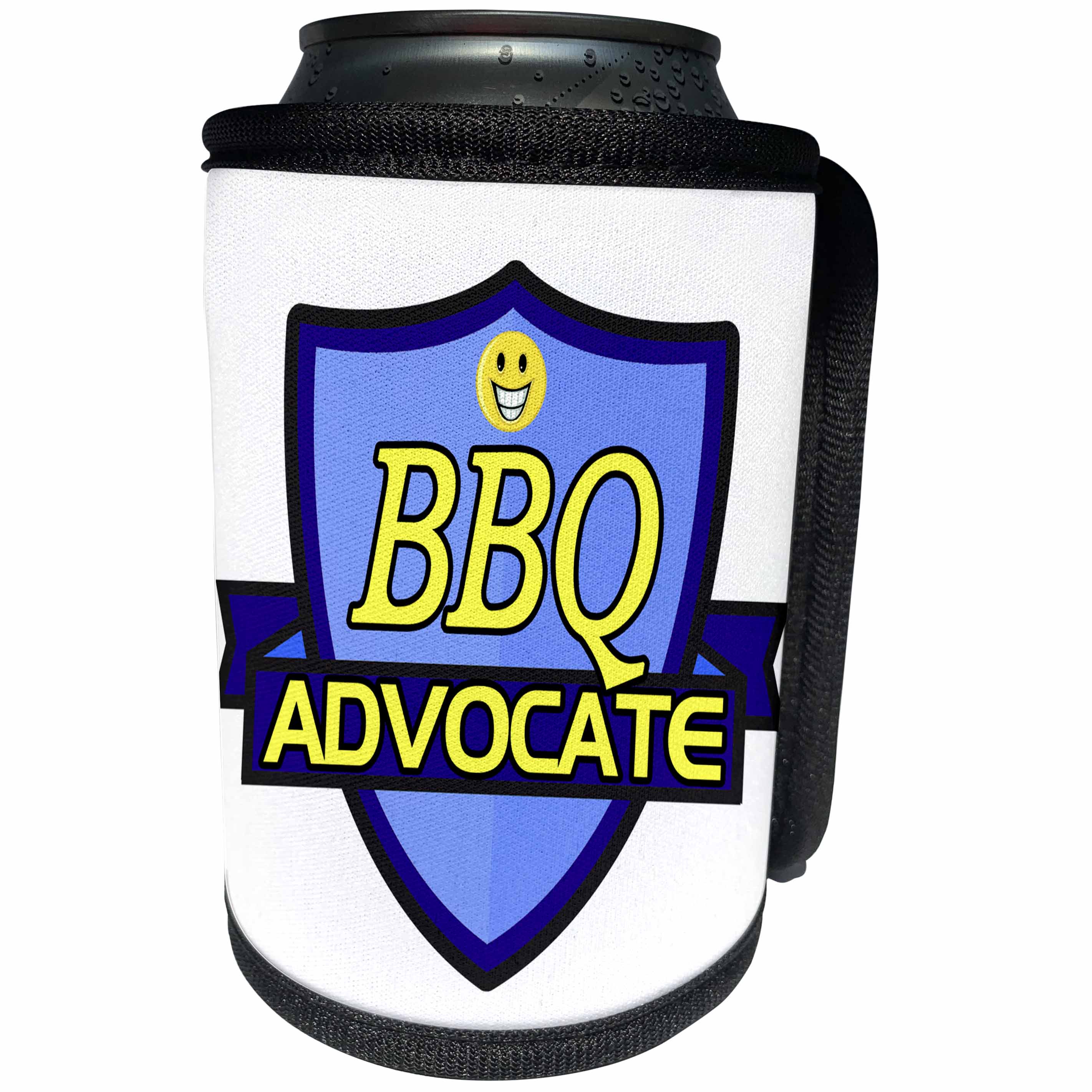 3dRose Dooni Designs – Funny Sarcastic Advocate Designs - BBQ Advocate Support Design - Can Cooler Bottle Wrap (cc_242478)