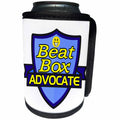 3dRose Dooni Designs – Funny Sarcastic Advocate Designs - Beat Box Advocate Support Design - Can Cooler Bottle Wrap (cc_242481)