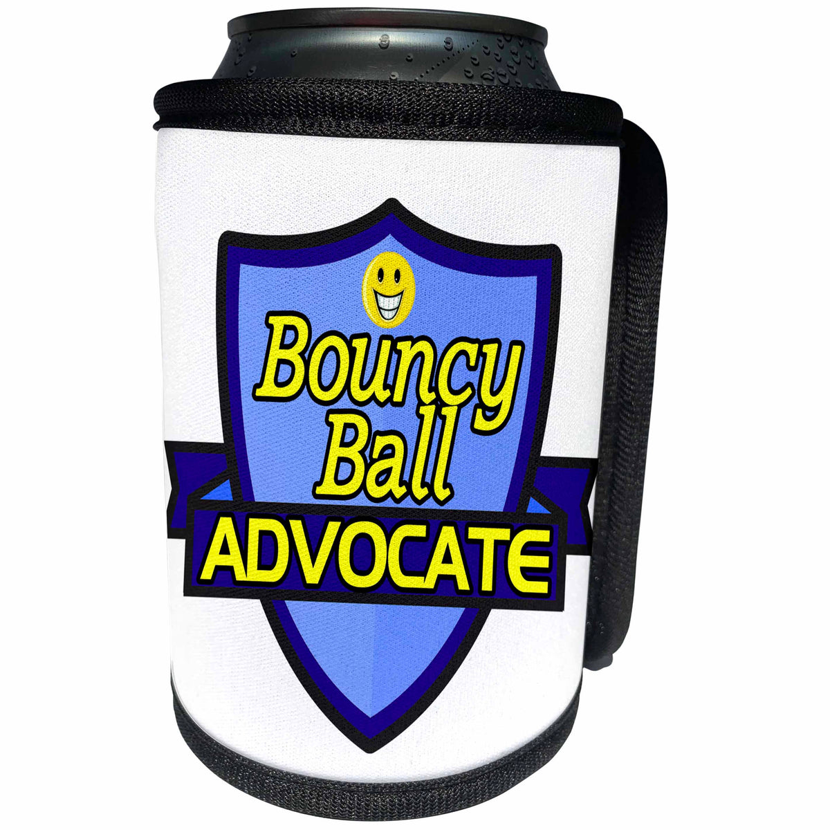 3dRose Dooni Designs – Funny Sarcastic Advocate Designs - Bouncy Ball Advocate Support Design - Can Cooler Bottle Wrap (cc_242506)