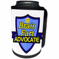 3dRose Dooni Designs – Funny Sarcastic Advocate Designs - Brain Fart Advocate Support Design - Can Cooler Bottle Wrap (cc_242509)