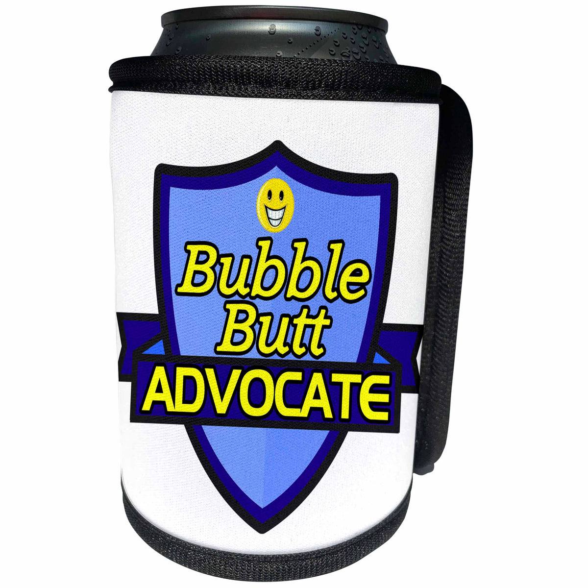 3dRose Dooni Designs – Funny Sarcastic Advocate Designs - Bubble Butt Advocate Support Design - Can Cooler Bottle Wrap (cc_242513)