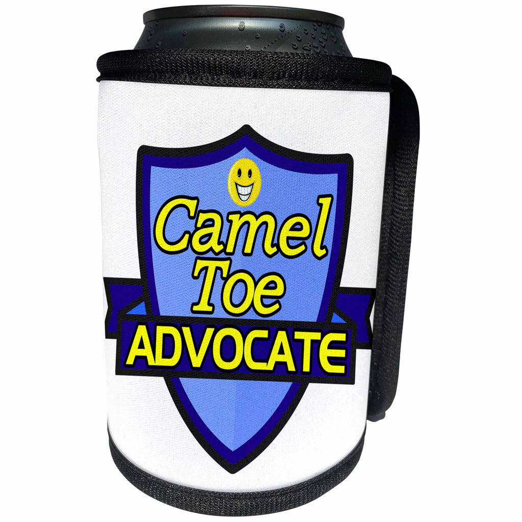 3dRose Dooni Designs – Funny Sarcastic Advocate Designs - Camel Toe Advocate Support Design - Can Cooler Bottle Wrap (cc_242526)