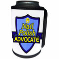 3dRose Dooni Designs – Funny Sarcastic Advocate Designs - Nail Polish Advocate Support Design - Can Cooler Bottle Wrap (cc_242726)