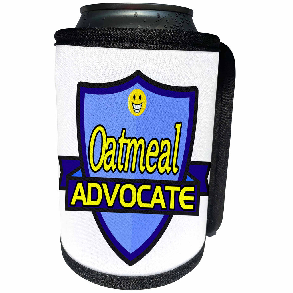 3dRose Dooni Designs – Funny Sarcastic Advocate Designs - Oatmeal Advocate Support Design - Can Cooler Bottle Wrap (cc_242736)