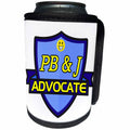 3dRose Dooni Designs – Funny Sarcastic Advocate Designs - PB and J Advocate Support Design - Can Cooler Bottle Wrap (cc_242748)