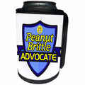3dRose Dooni Designs – Funny Sarcastic Advocate Designs - Peanut Brittle Advocate Support Design - Can Cooler Bottle Wrap (cc_242749)