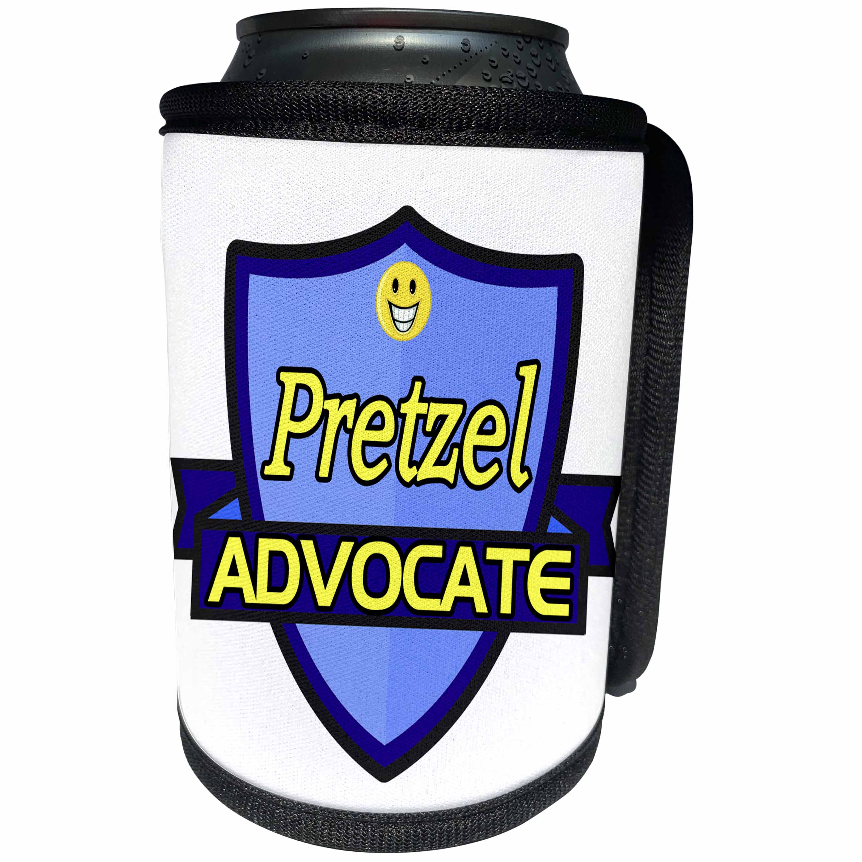 3dRose Dooni Designs – Funny Sarcastic Advocate Designs - Pretzel Advocate Support Design - Can Cooler Bottle Wrap (cc_242769)