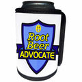 3dRose Dooni Designs – Funny Sarcastic Advocate Designs - Root Beer Advocate Support Design - Can Cooler Bottle Wrap (cc_242785)
