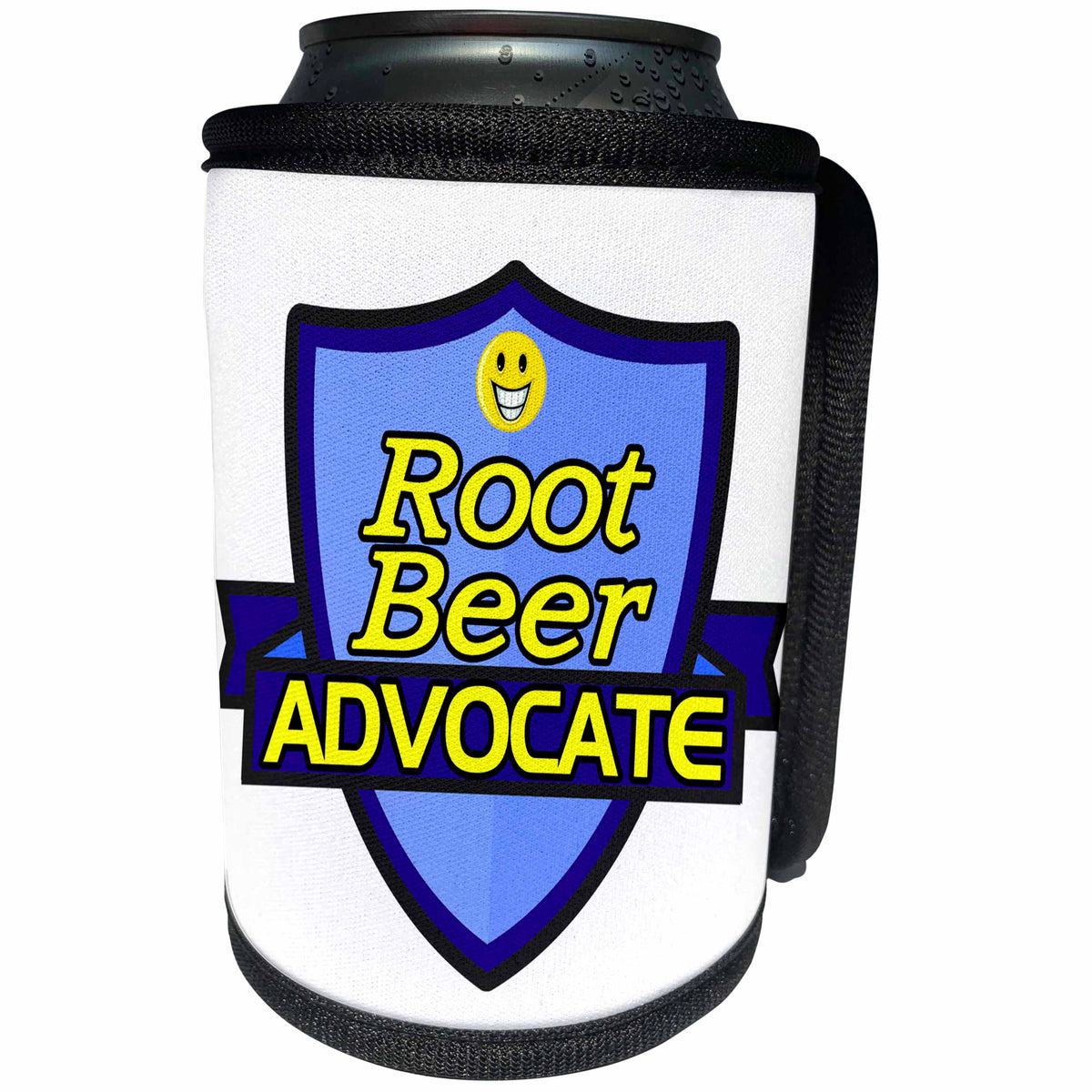 3dRose Dooni Designs – Funny Sarcastic Advocate Designs - Root Beer Advocate Support Design - Can Cooler Bottle Wrap (cc_242785)