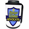 3dRose Dooni Designs – Funny Sarcastic Advocate Designs - Snow Globe Advocate Support Design - Can Cooler Bottle Wrap (cc_242817)