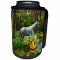 3dRose Houk Digital Fantasy Art - Naai 2 Idyll scene with little nymph Eerie and mysterious mood - Can Cooler Bottle Wrap (cc_24311)