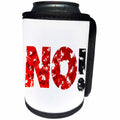 3dRose Houk Digital Design Symbols - NO! Grunge Sign on white background - Can Cooler Bottle Wrap (cc_24313)